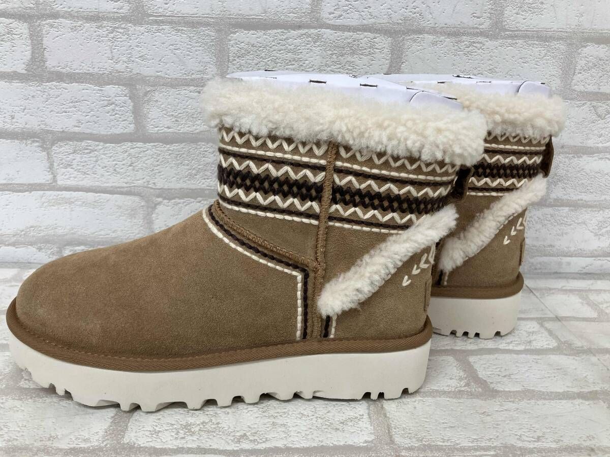  UGG Classic Mini Atherson 1158281 アグ クラシックミニアサーソン クラシックブーツ レディース ブラウン 25 cm その他 靴