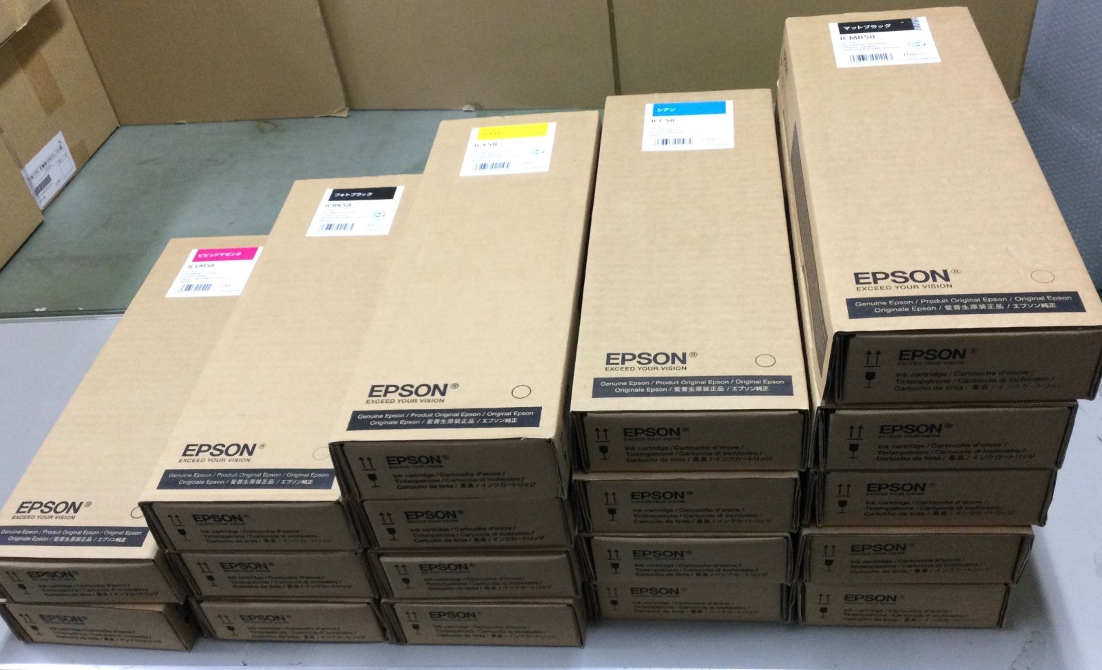 EPSON インク ICBK 58 他 18本セット V 325