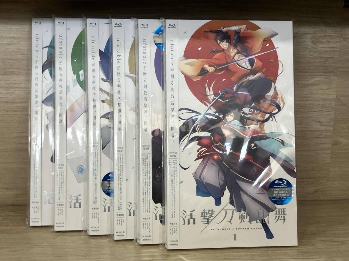 全6巻セット]活撃 刀剣乱舞 1~6(完全生産限定版)(Blu-ray Disc) 【公式
