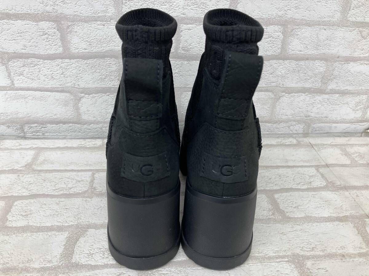 UGG Moxy Chelsea 1171475 アグ モクシーチェルシー 厚底ブーツ レディース ブラック 23 cm