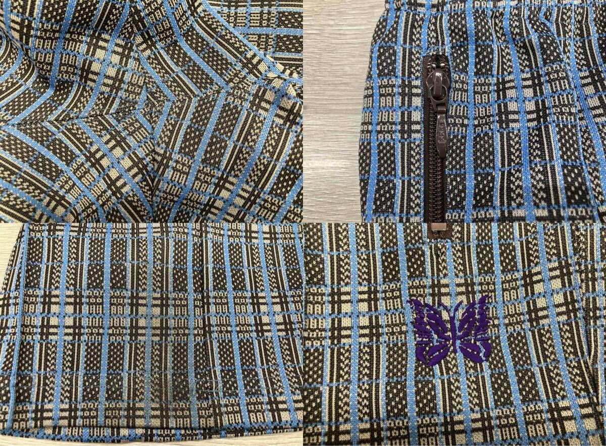 NEEDLES|ロングパンツ|型番J 0220|表記サイズS|ブルー チェスターコート ケーブル編み