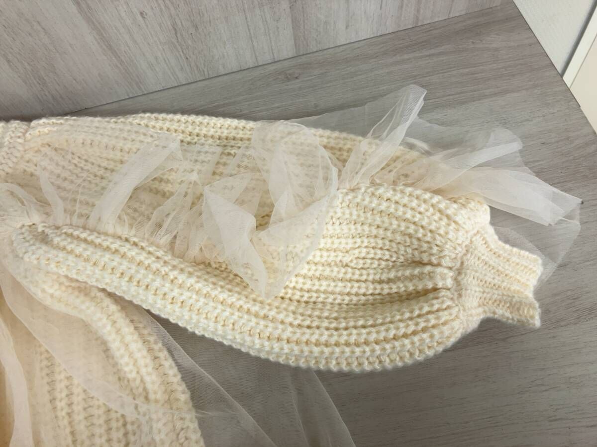 Acka tulle knit cardigan チュールニットカーディガン acka エーシー