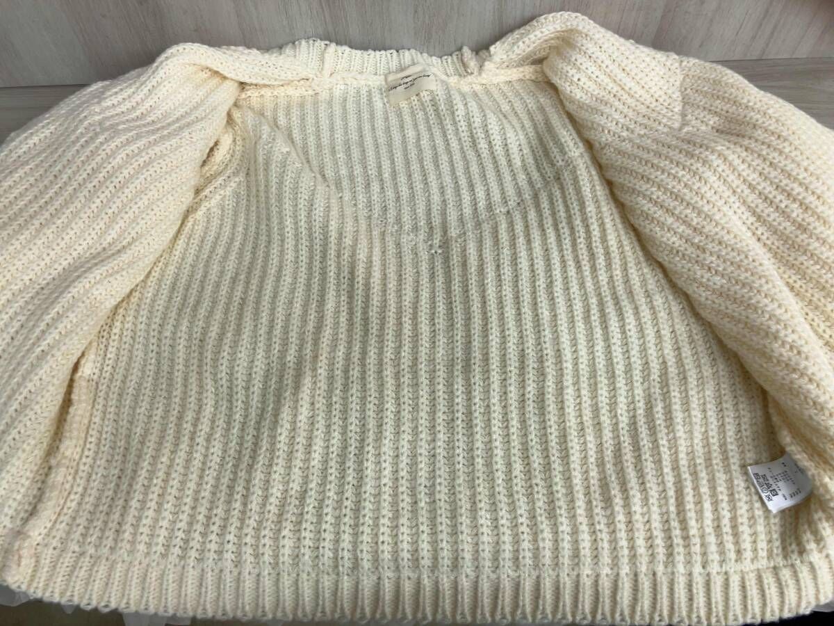 Acka tulle knit cardigan チュールニットカーディガン acka エーシー