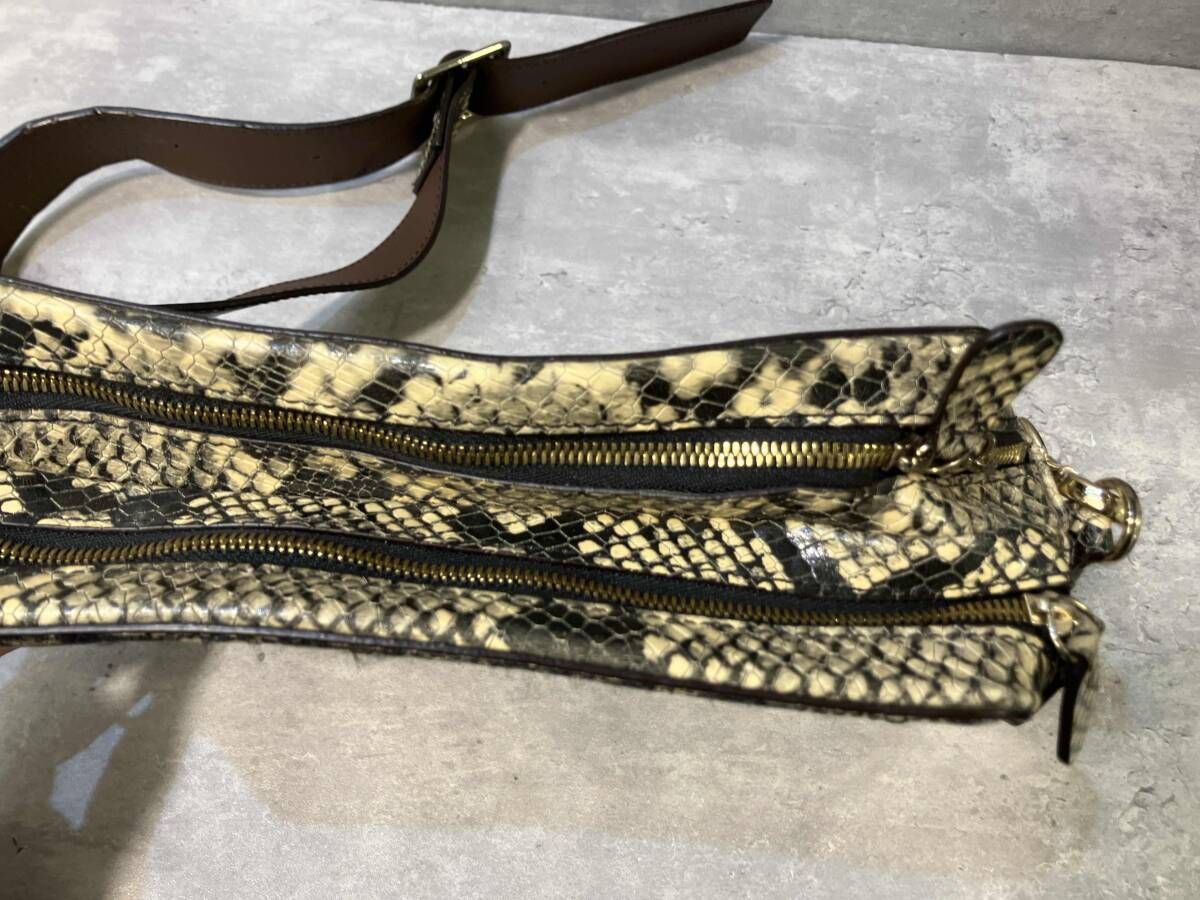 YONFA python shoulder bag パイソン柄ショルダーバッグ ヨンファ 