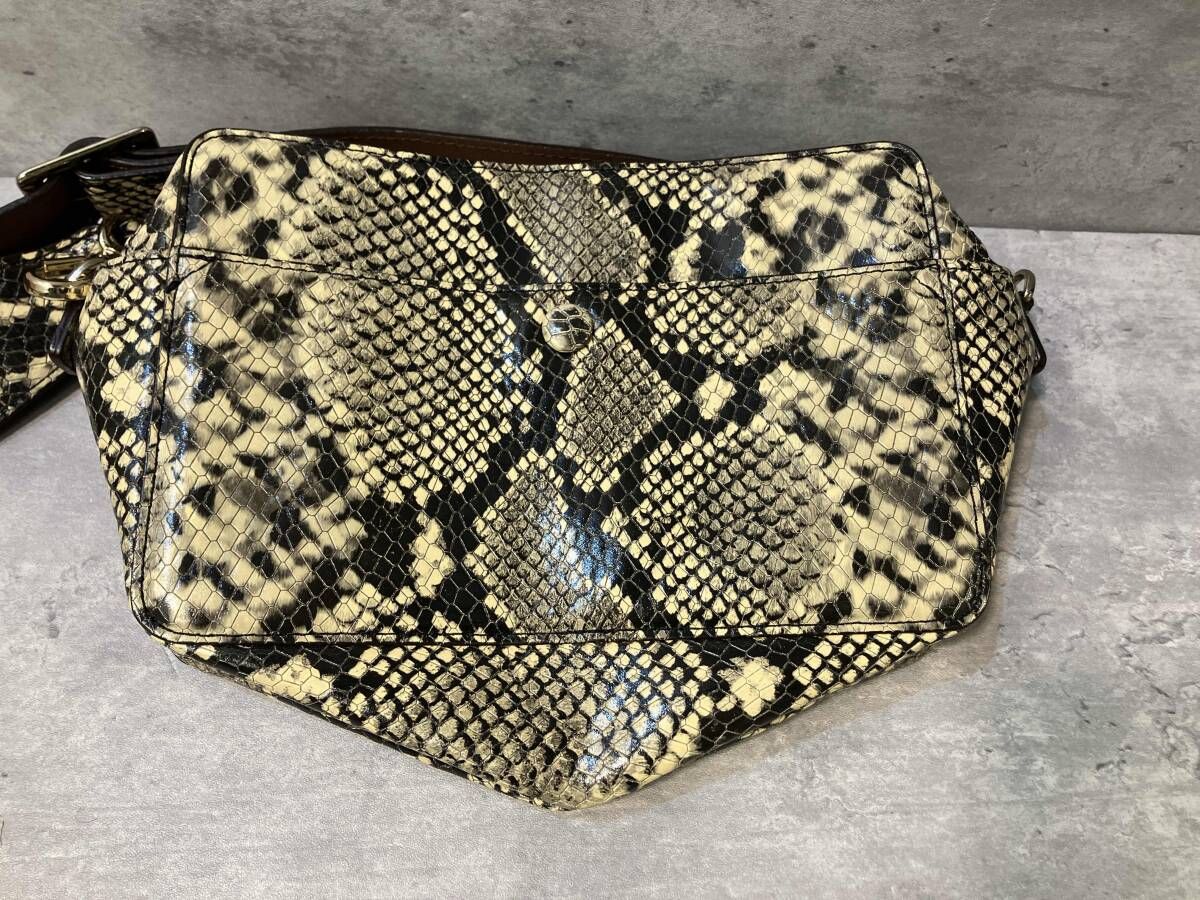 YONFA python shoulder bag パイソン柄ショルダーバッグ ヨンファ 