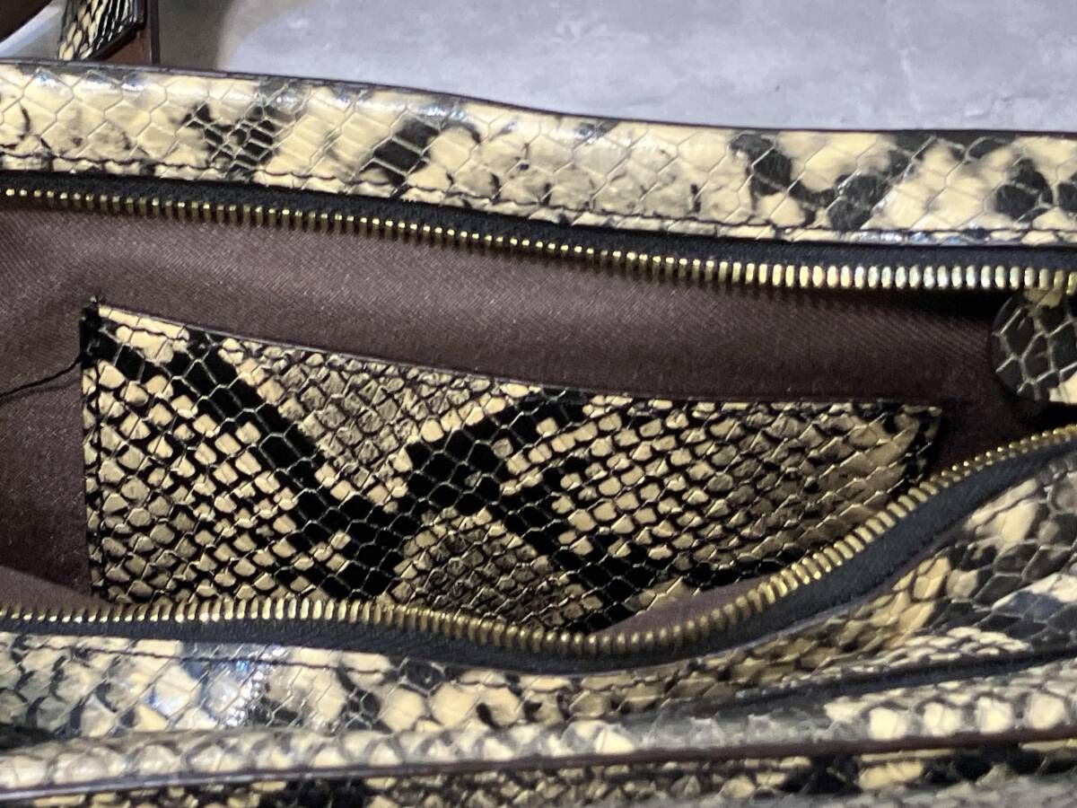 YONFA python shoulder bag パイソン柄ショルダーバッグ ヨンファ 