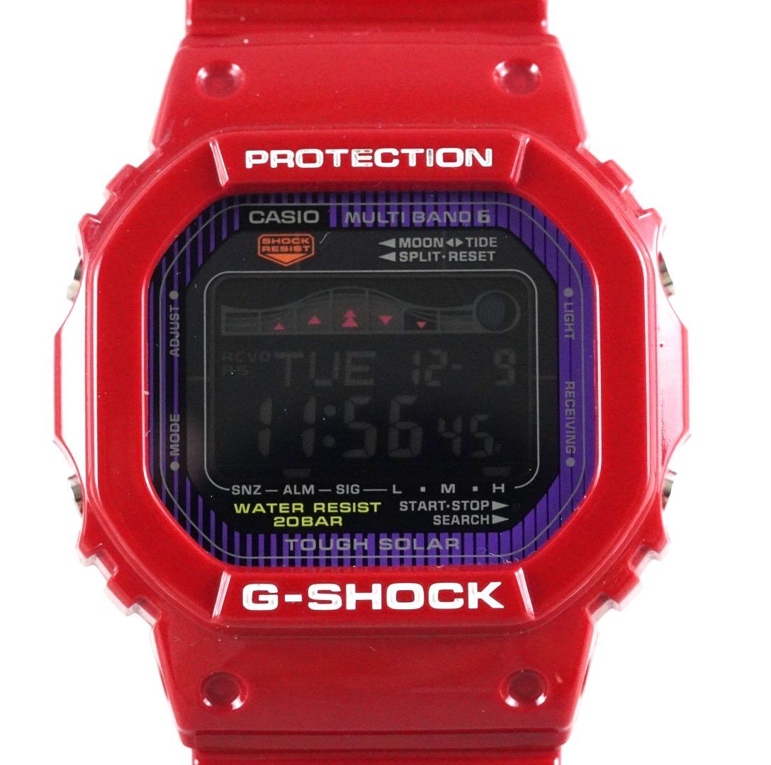 CASIO カシオ G-SHOCK 電波時計 電波ソーラー GWX-5600C-4JF G-LIDE 赤