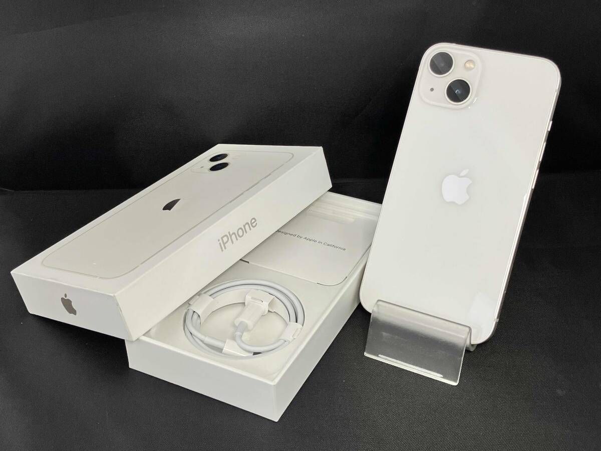 au SIMロック解除済み MLND 3 J A iPhone 13 128 GB スターライト