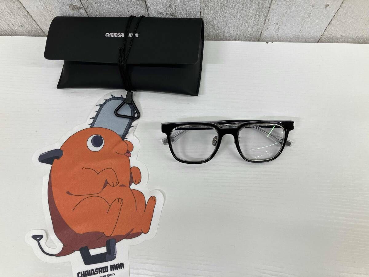 JINS × チェンソーマン MRF-25 A-206 AA マキマモデル ブラック 51.7◻︎21.4-145.0⚪︎42 CHAINSAW MAN ケース付