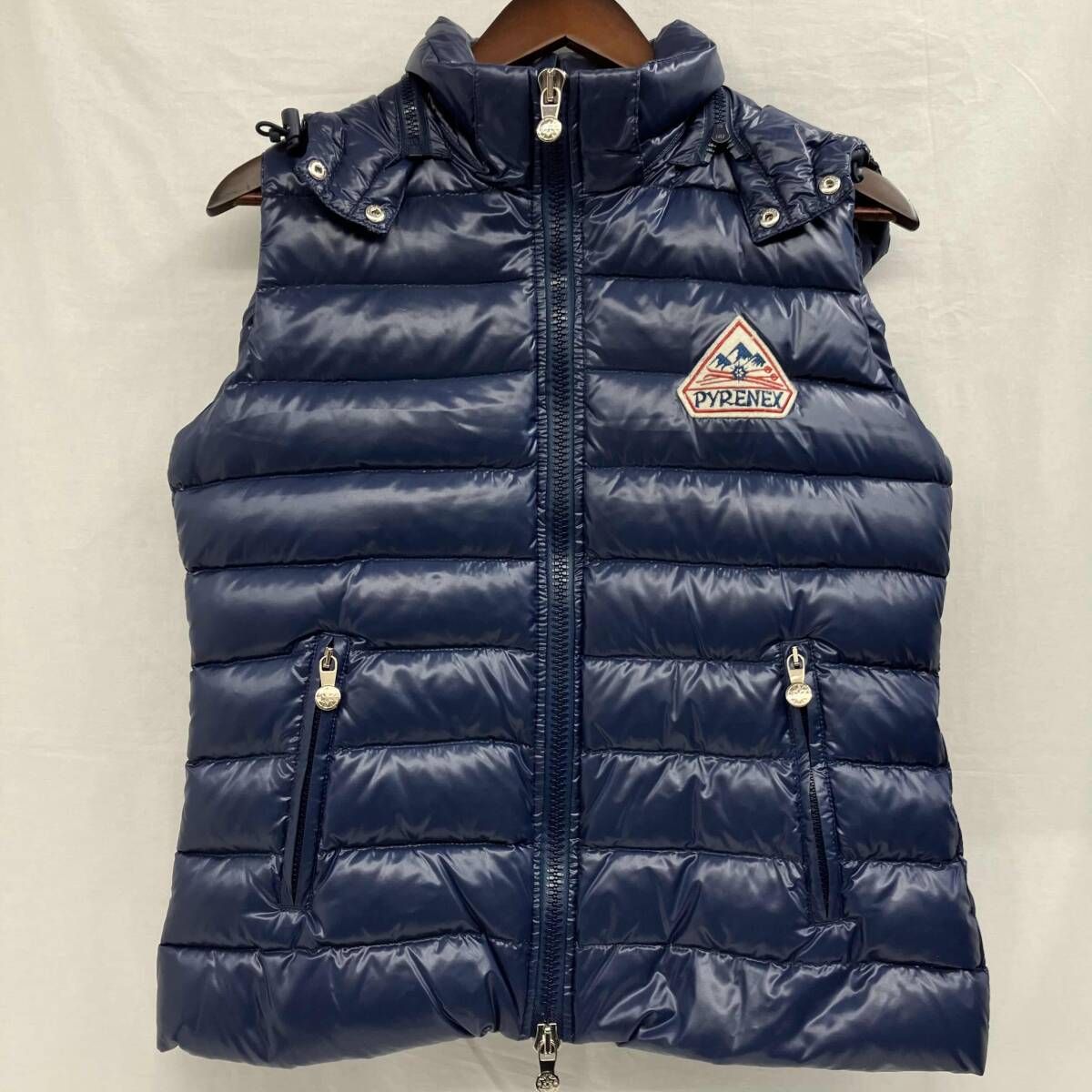 PYRENEX／ピレネックス／ネイビー／ダウンベスト - メルカリ