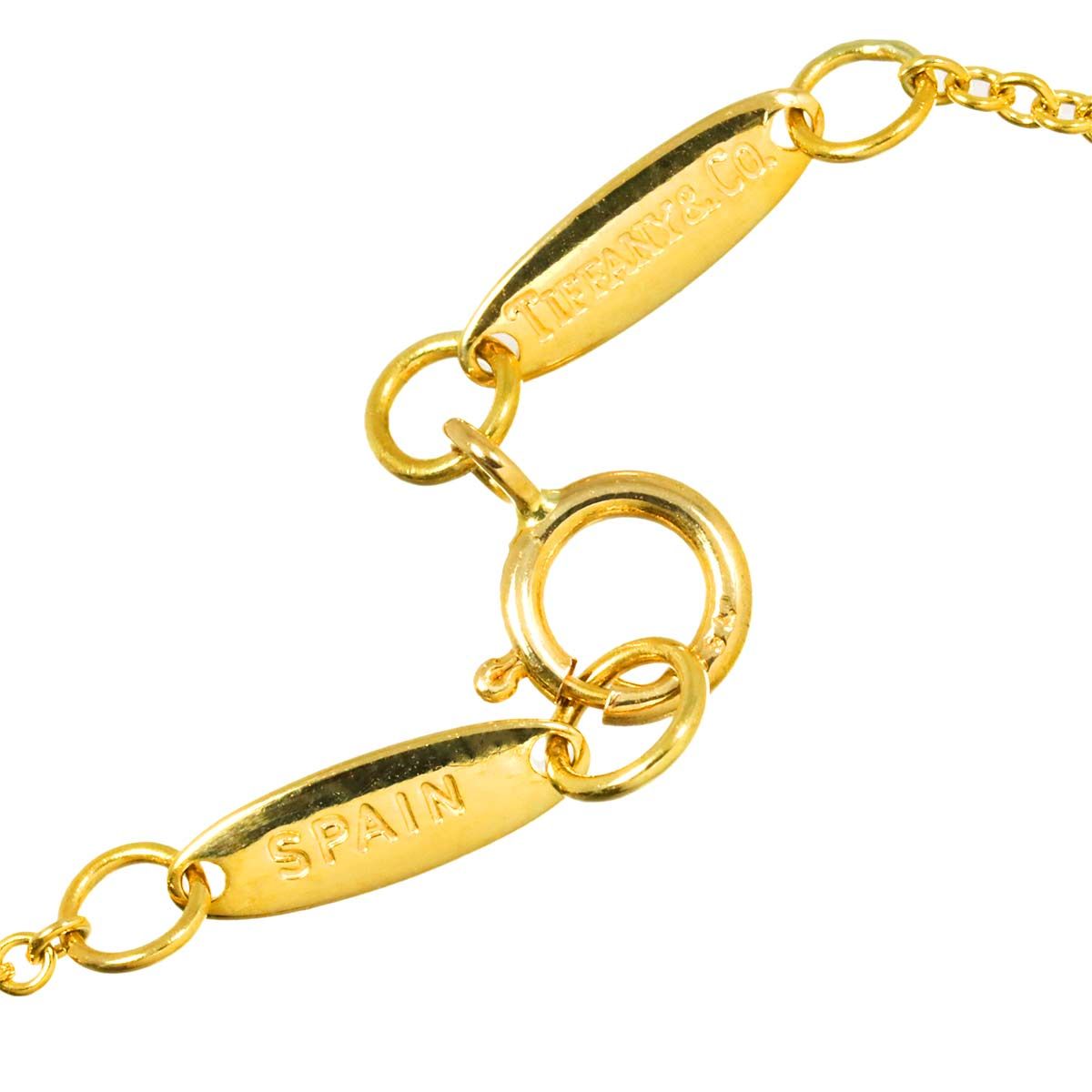 Tiffany & Co. ゴールドオープンハートネックレス TIFFANY&Co.（ティファニー） オープン ハート ネックレス レディース