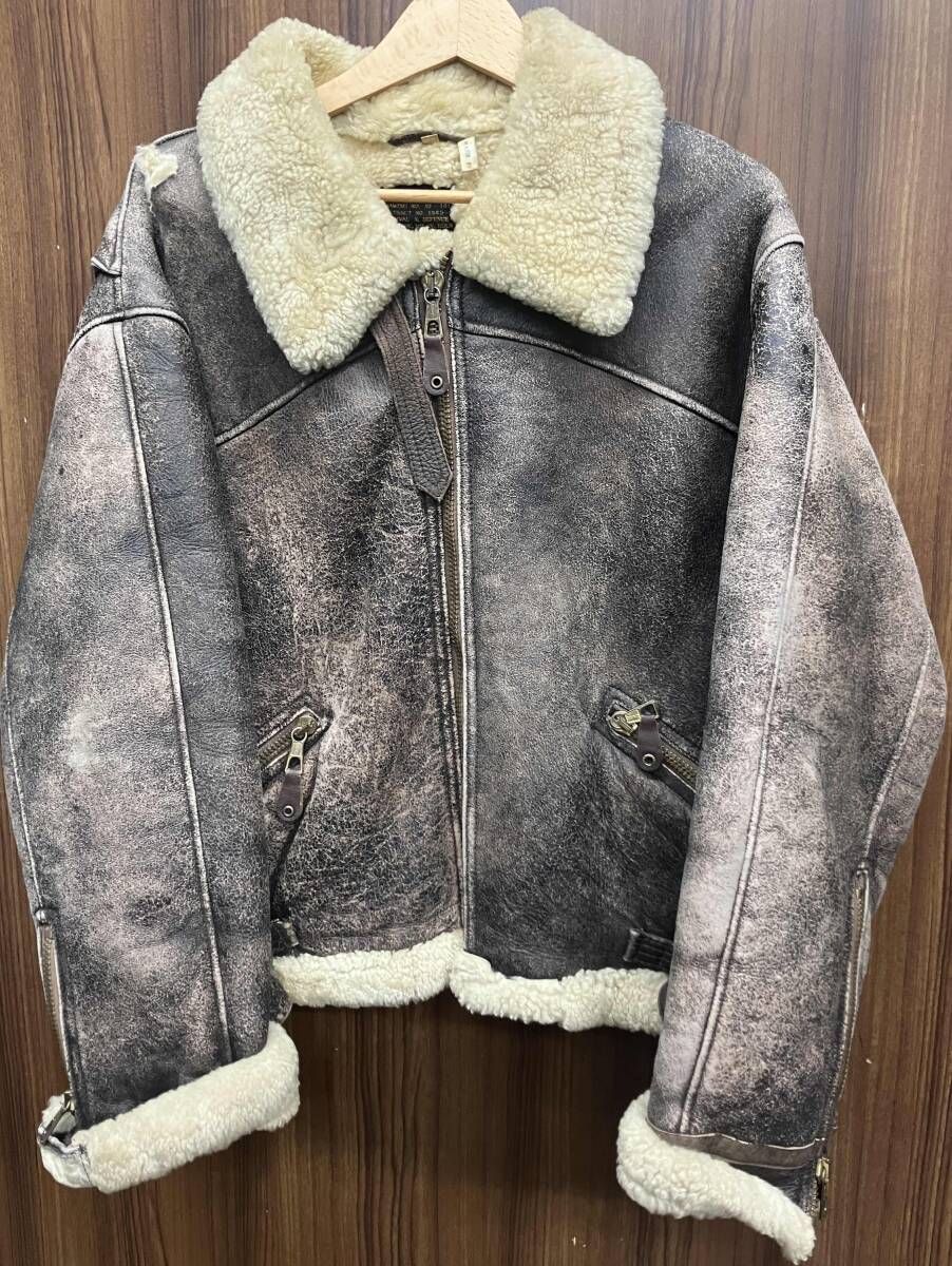 RAF ラフ 30-1415 B-3 茶色 サイズ40 ウルグアイ