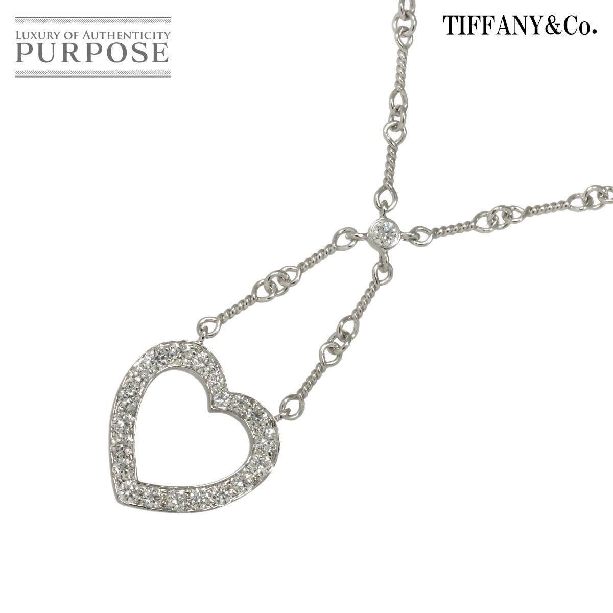 ティファニー TIFFANY&Co. センチメンタル ハート ダイヤ ネックレス 