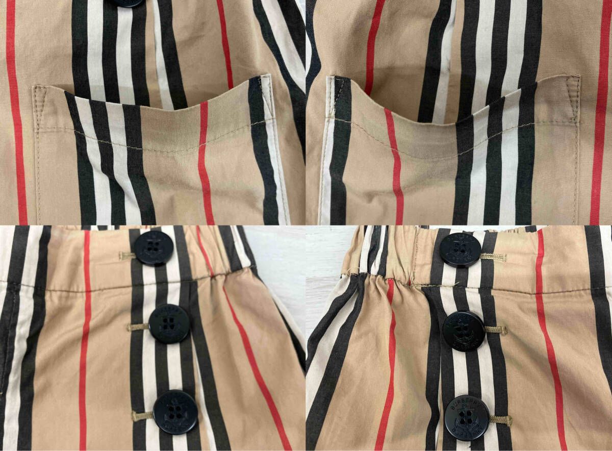  ワイドパンツ サイズ10 Y 140 cm ストライプ その他 ボトムス スパッツ