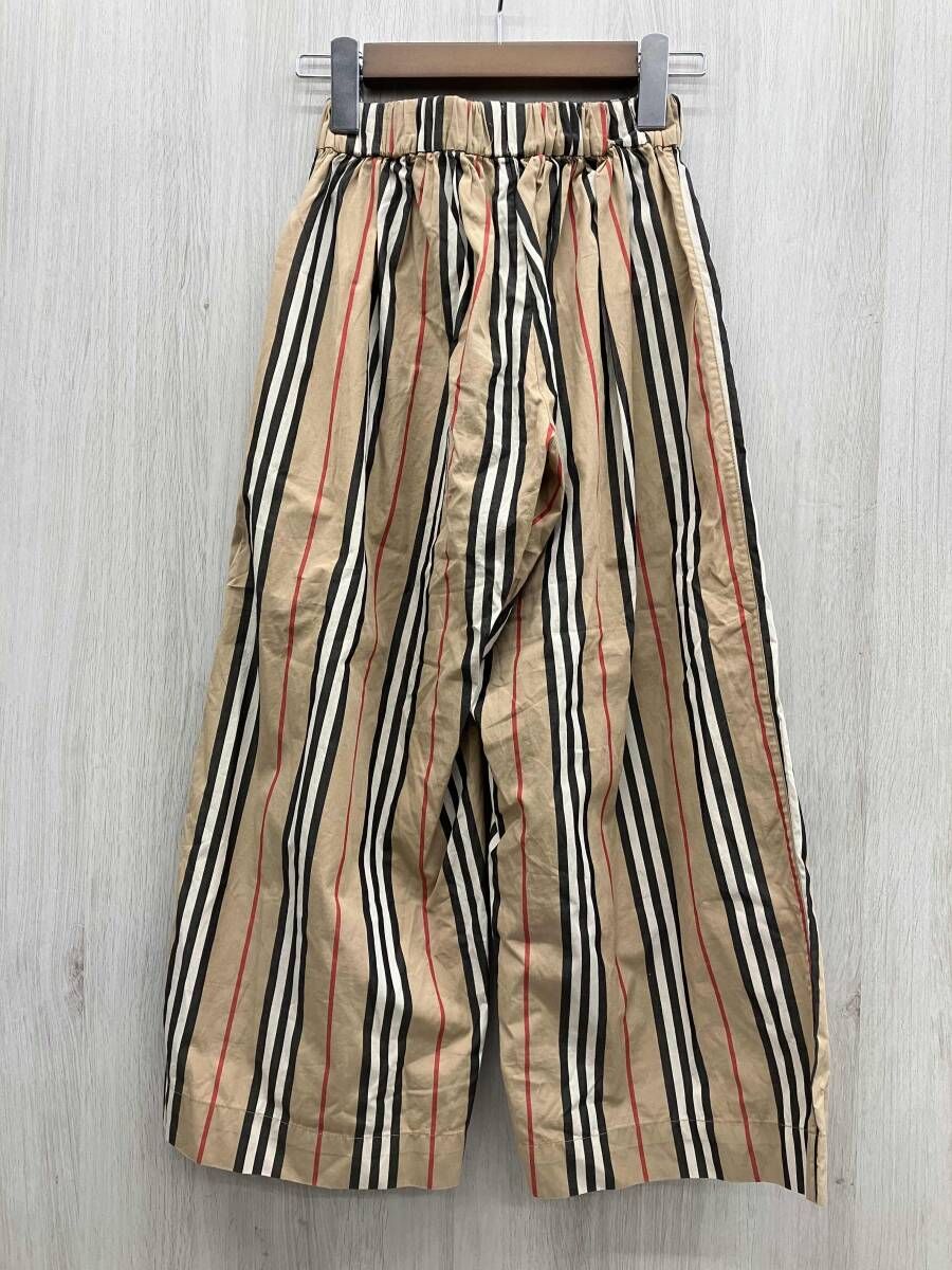 ワイドパンツ サイズ10 Y 140 cm ストライプ