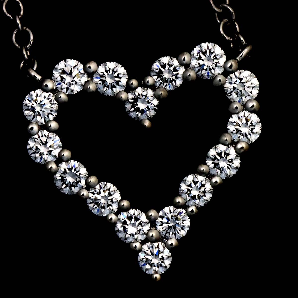 ティファニー TIFFANY&Co. センチメンタル ハート ダイヤ ネックレス 