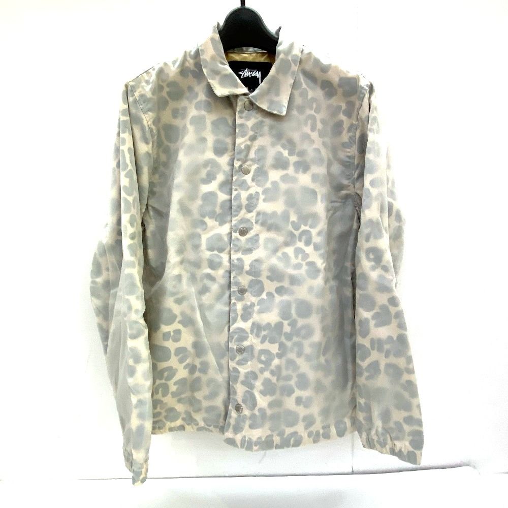 【美品】Stussy ヒョウ柄ナイロンジャケット S STUSSY - STUSSY 限定 レオパード 豹柄 フード付き JACKET シャネル