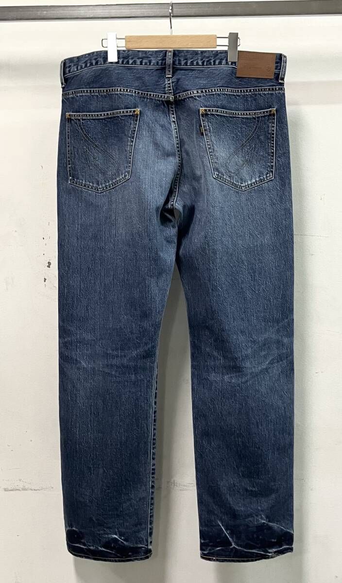 RATS ラッツ 25 SS VINTAGE WASH DENIM PANTS ジーンズ サイズXXL RD-0211 コットン デニム インディゴブルー