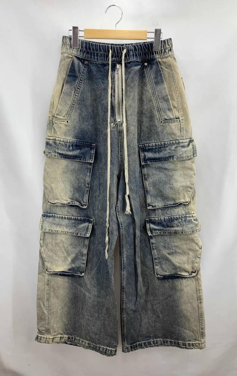 ☆ MIJKO ミコ デニムカーゴパンツ サイズM インディゴ 通年 - メルカリ