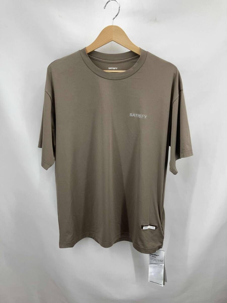☆ 美品 タグ付き SATISFY サテｨスファイ 半袖Tシャツ Auralite サイズ