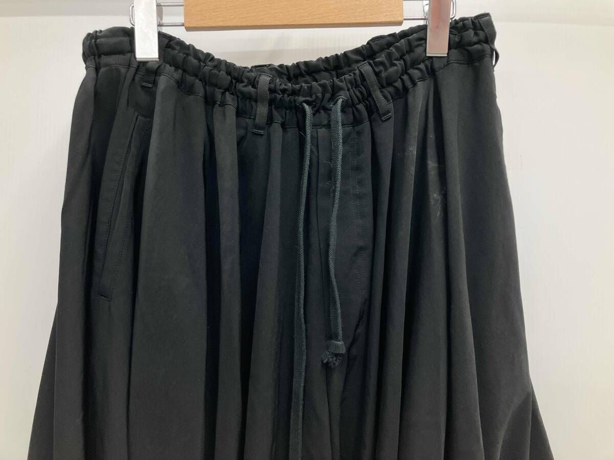 Ground Y グラウンドワイ YOHJI ヨウジヤマモト サークルパンツ ワイド GA-P 03-500 サイズ3 ブラック ユニセックス