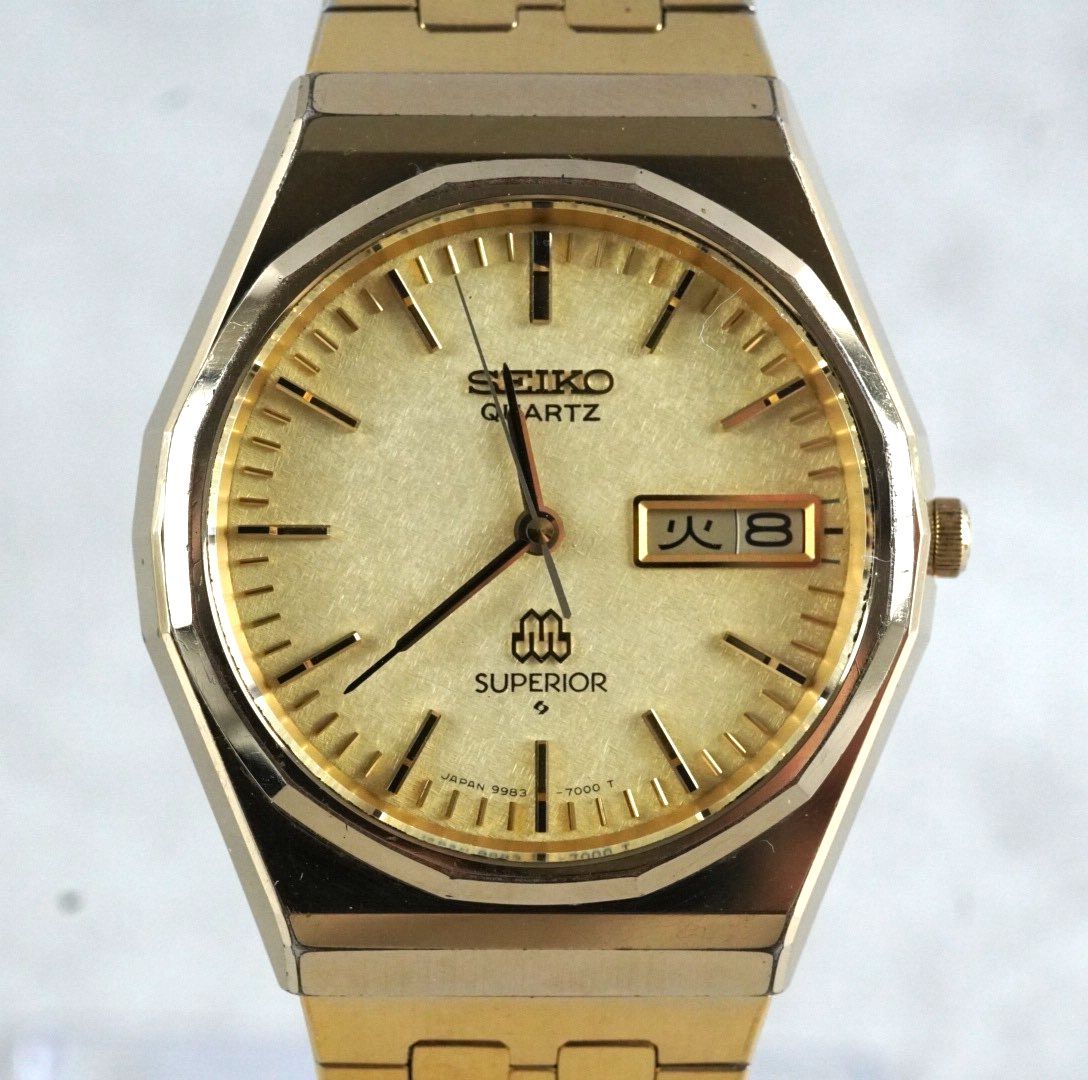 SEIKO セイコー SUPERIOR スーペリア ツインクォーツ 1979年製 メンズ