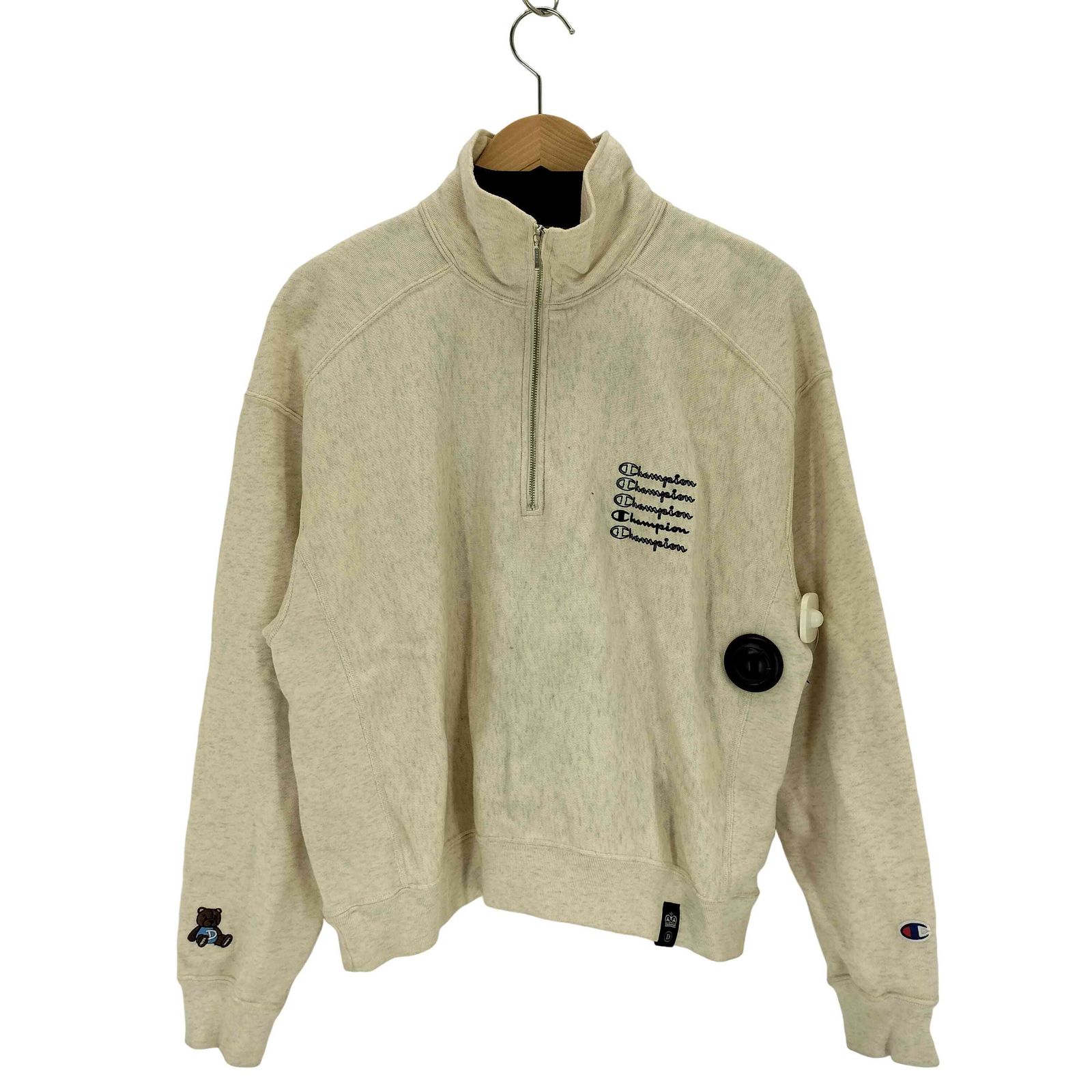 DOUBLE STANDARD CLOTHING(ダブルスタンダードクロージング) 25AW REVERSE WEAVE HALF ZIP SWEAT SHIRT ハーフジップスウェットシャツ レディース FREE 【中古】【ブランド古着バズストア】 ダブルスタンダードクロージング DOUBLE STANDARD CLOTHING 25AW