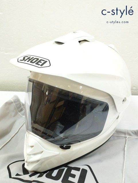 I 882 SHOEI ショウエイ ヘルメット XL 61 cm ホワイト HORNET DS T