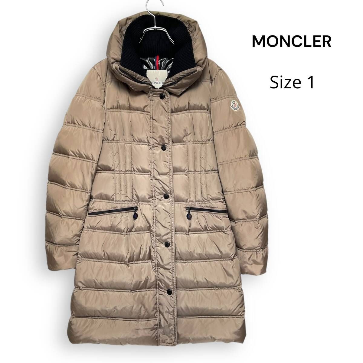 M25121/ MONCLER モンクレール ダウン コート ジャケット ベージュ 