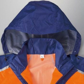  船橋 フナハシ レインウェア ブレイブレイン FS 1110 オレンジ ネイビー SS アウトドア調理用品 キャンプグッズセット レインコート 雨具 レインウェア