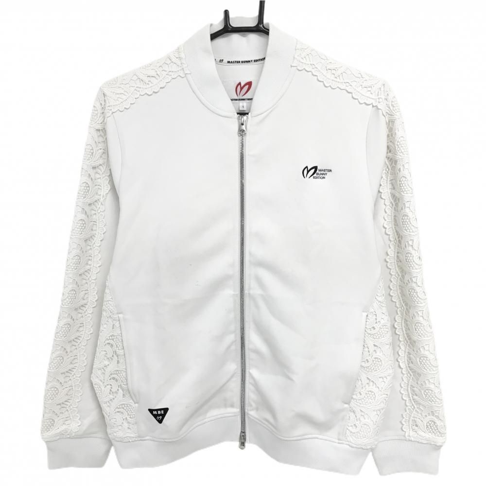 マスターバニー ジャケットブルゾン 白 一部レース レディース 1(M