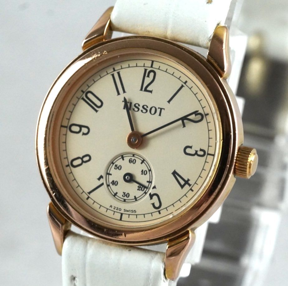 TISSOT レディース腕時計　ティソ　ヴィンテージ　電池交換済み　稼働品 新品電池交換済】TISSOT ティソ Heritage ヘリテージ スモールセコンド