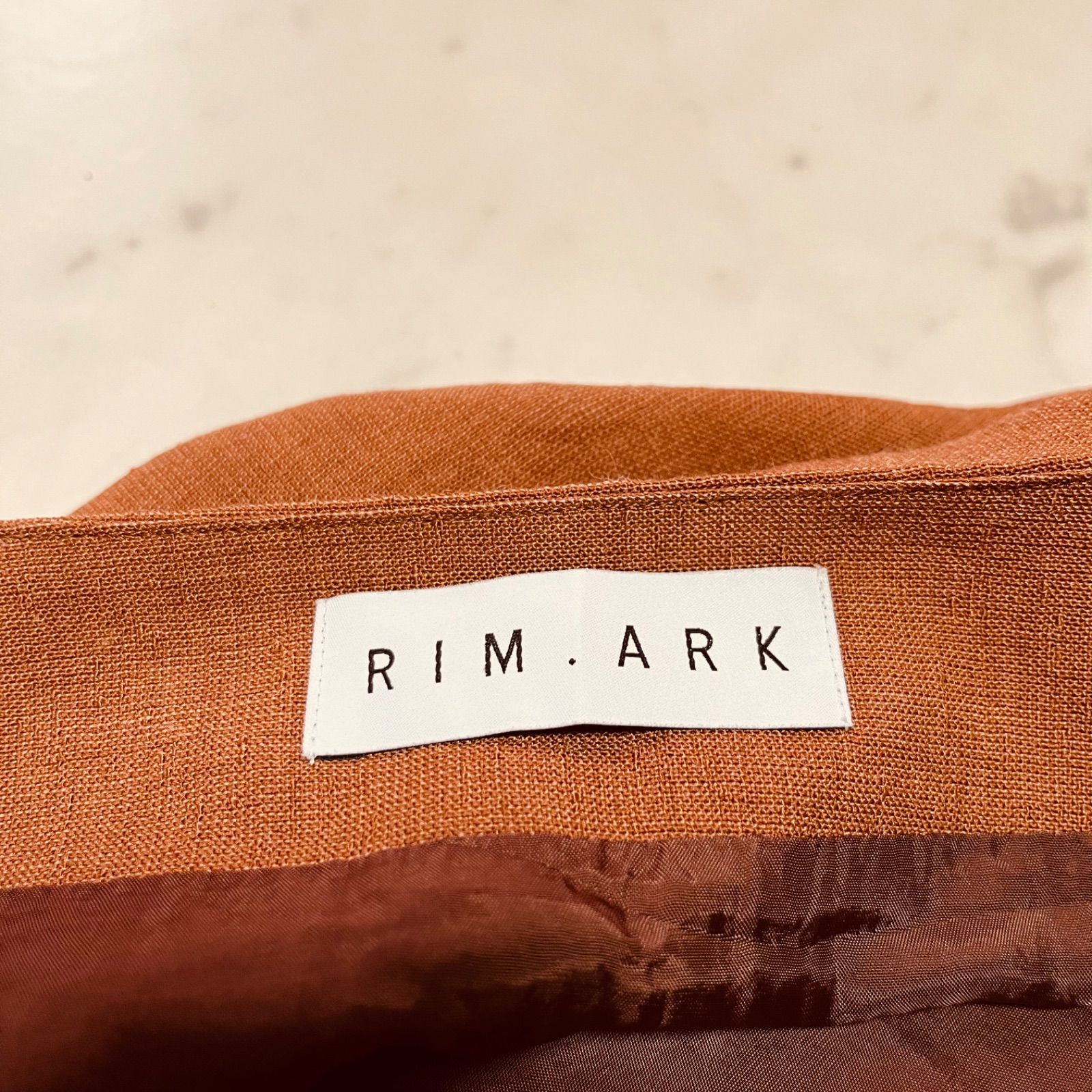 RIM ARK リムアーク Linen wrap SK リネン ラップスカート 巻き 