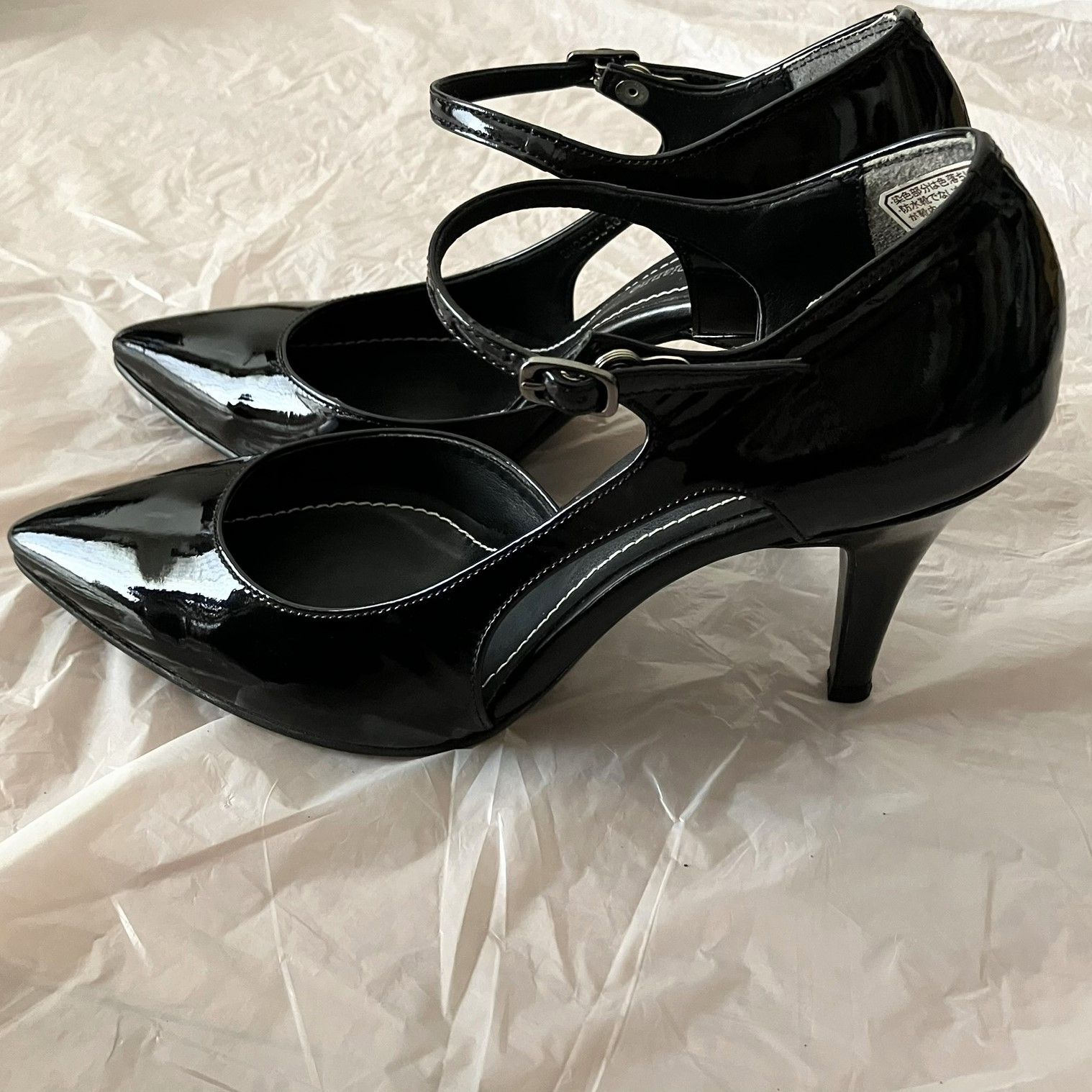 Pinky&Dianne/ピンキー＆ダイアン】エナメルパンプス アンクル