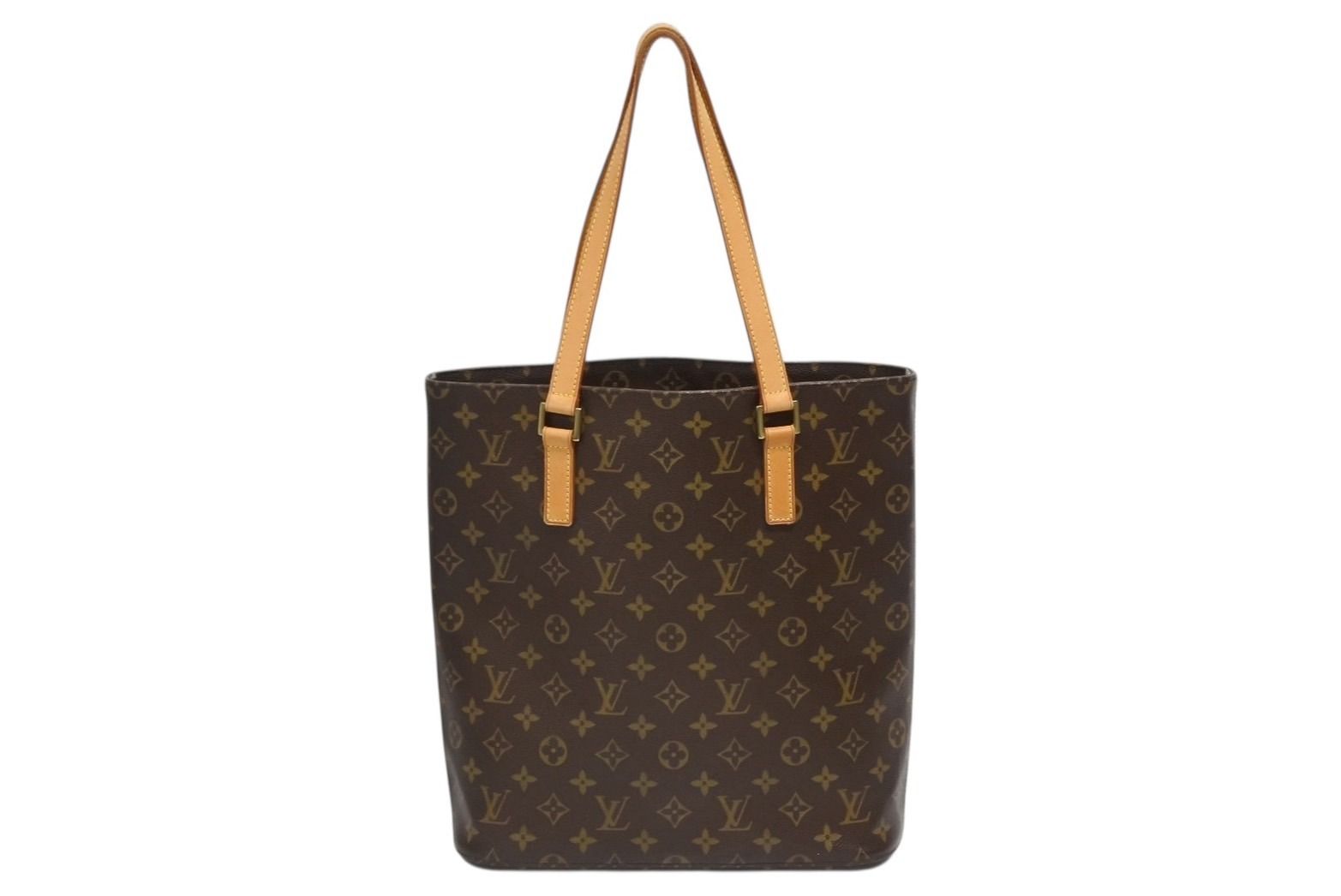 LOUIS VUITTON ルイヴィトン ヴァヴァンGM トートバッグ M 51170 モノグラム PVC レザー ブラウン 4 b 010213
