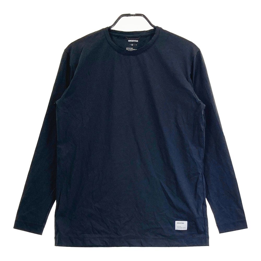 サイズ M GOLF ブリーフィング インナー長袖Tシャツ ブラック系 ゴルフウェア メンズ ストスト