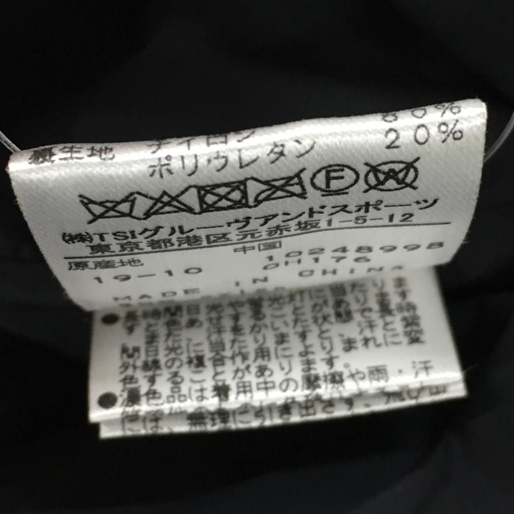パーリーゲイツ ダウンジャケット ダークグレー×ブラウン×黒 パーリーゲイツ ダウンジャケット ダークグレー×ブラウン×黒