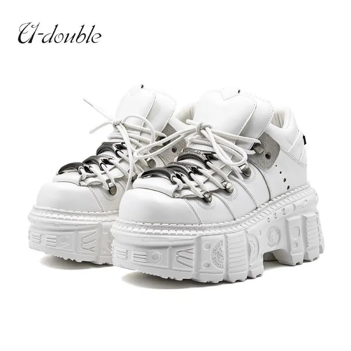 プラットフォーム レディース パンク ゴシック サイバー パターソン シューズ 2 COLOR