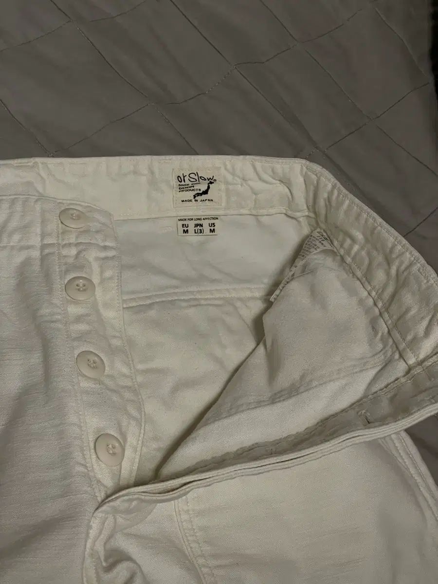 3 オアスロウ ファティーグ パンツ エクリュ クリーム アイボリー