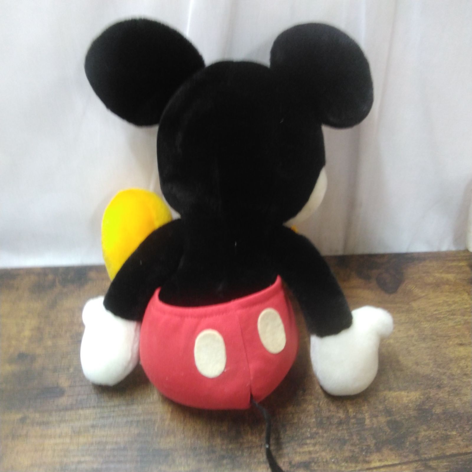 ミッキーマウス ぬいぐるみ 約90cm 1983〜1984年頃TDLで購入 東京ディズニーランド 1983 グランドオープン記念 コンストラクション