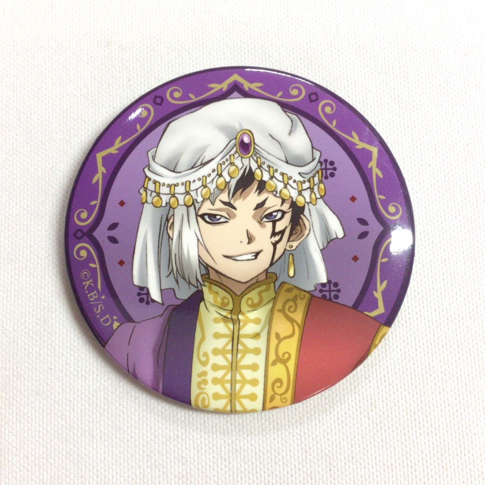 Dr.STONE アラビアン　ハピネス缶バッジ　あさぎりゲン　58点 Dr.STONE あさぎりゲン アラビアン ハピネス 缶バッジ - メルカリ