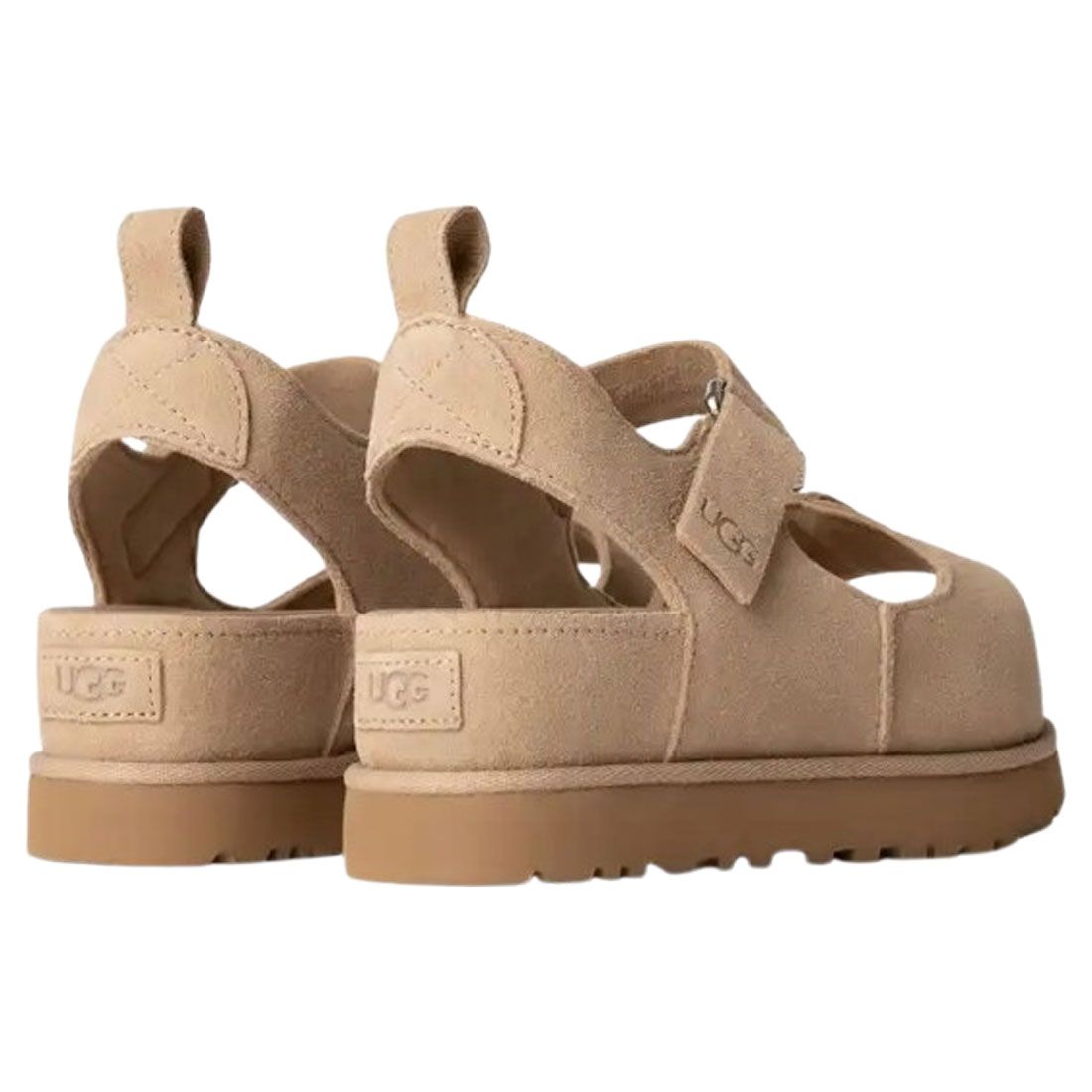 (SALE)UGG(アグ)レディース ゴールデンスター ハイ サンダル ストラップ スエード プラットフォーム 厚底 調整可能 ストリート W Goldenstar Hi 1167356 UGG(アグ)レディース ゴールデンスター ハイ サンダル ストラップ