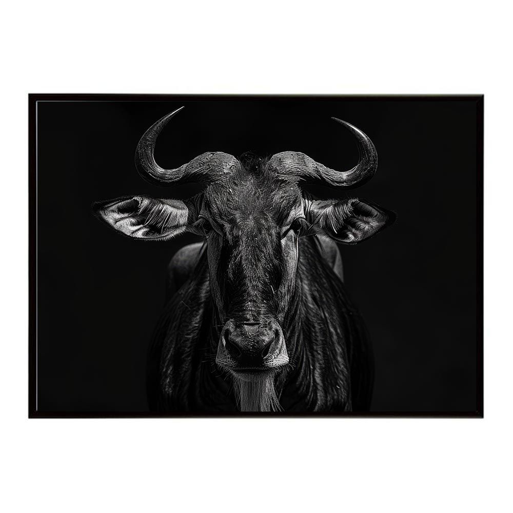 B4サイズ（約25x36cm）】【lh-poster-7086】Wildebeest ヌー ヌー