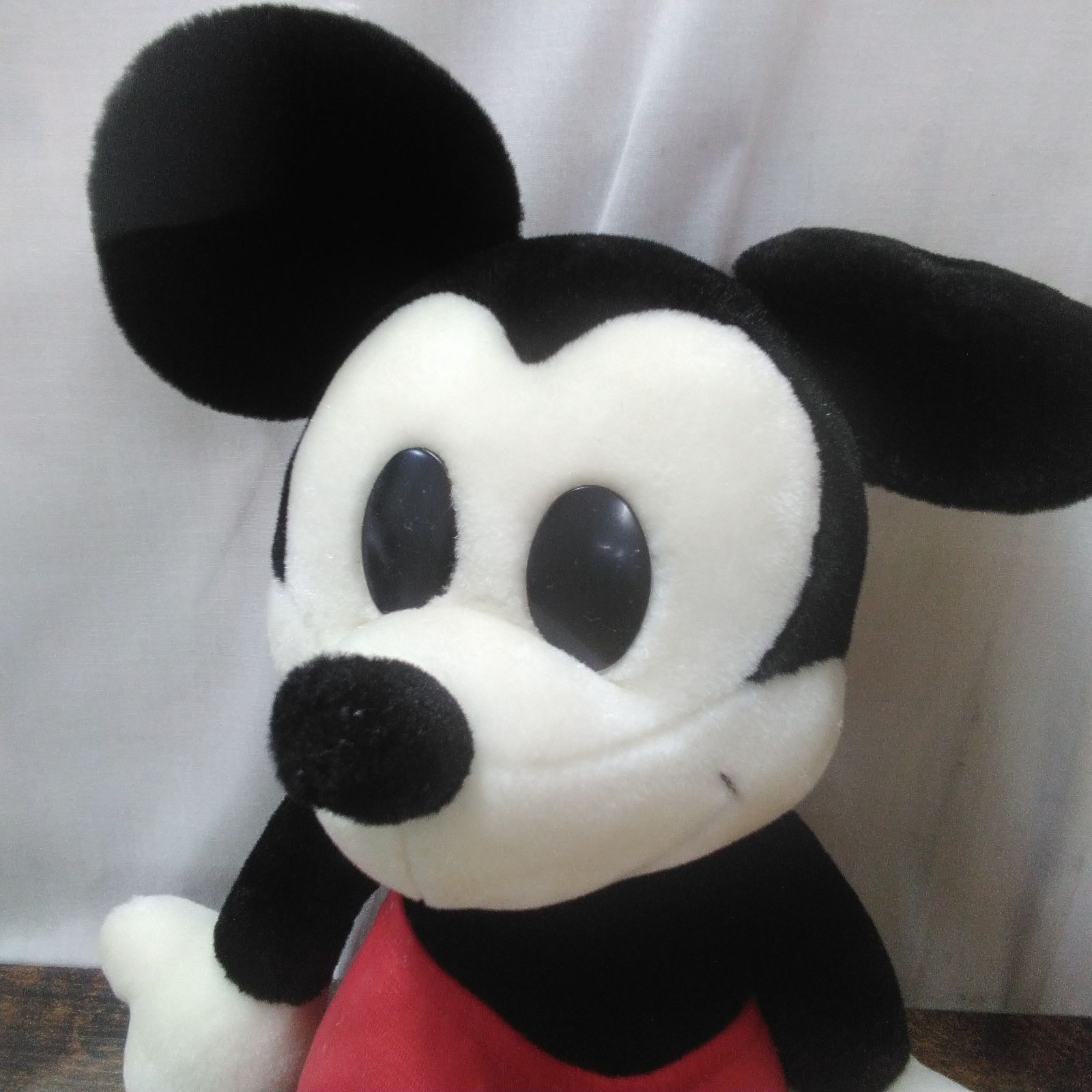 ミッキーマウス ぬいぐるみ 約90cm 1983〜1984年頃TDLで購入 東京ディズニーランド 1983 グランドオープン記念 コンストラクション