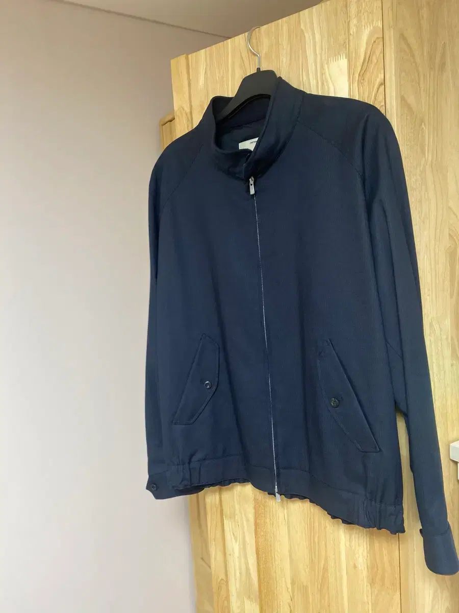 ポッタリー solotex ルーズ ハリントン ダークネイビー 2