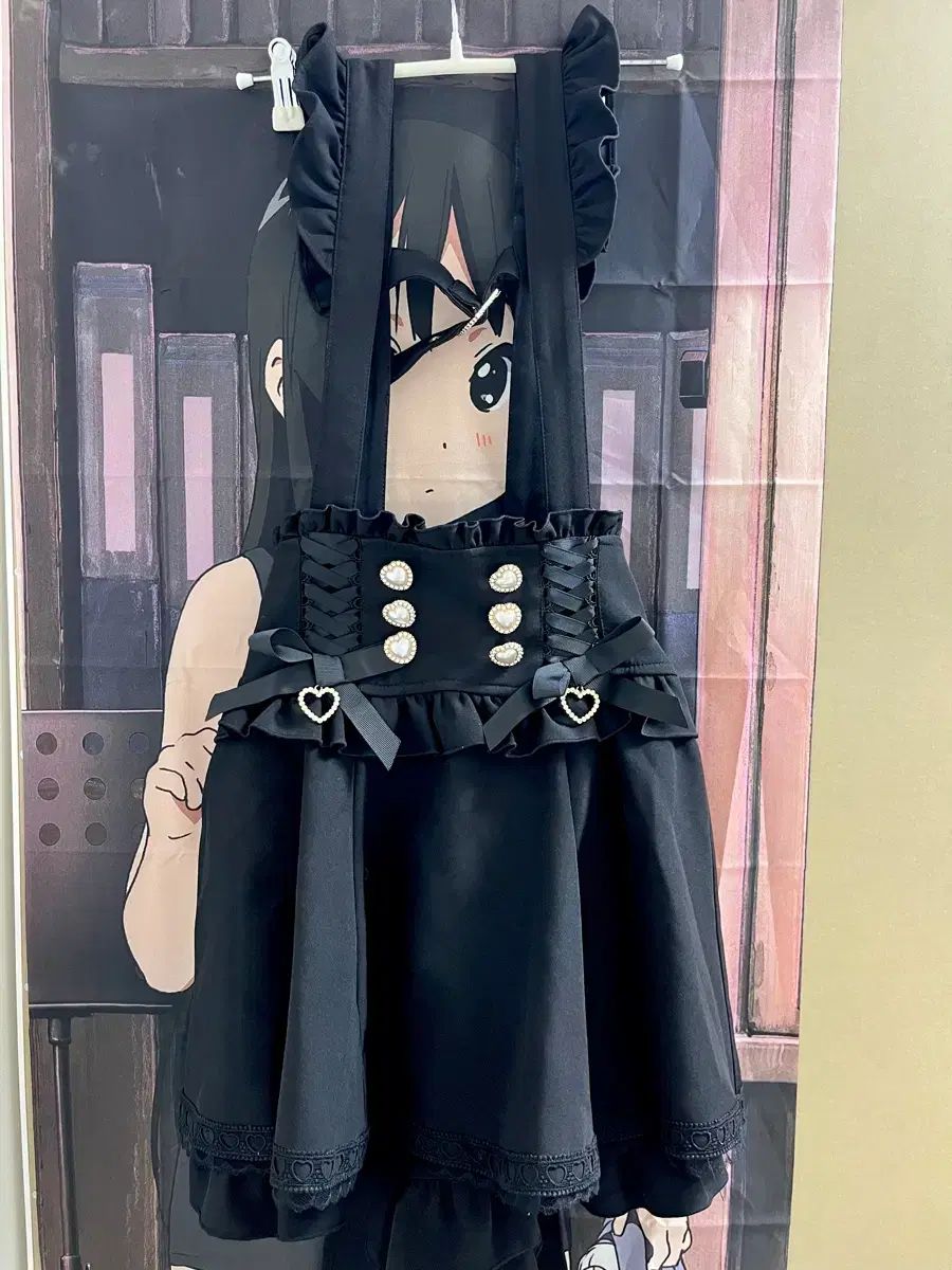 リズリサ サスダー スカート ブラック 量産型 地雷系 DearMyLove Liz Lisa