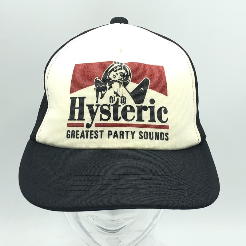 GLAMOUR Guitar Girl Mesh cap ホワイト ブラック ヒステリックグラマー 17