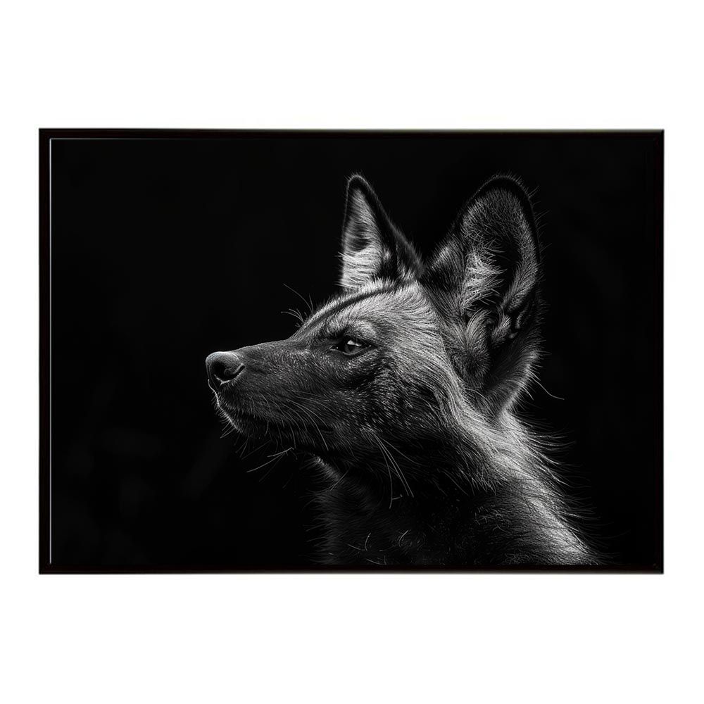 【A1サイズ（約59x84cm）】【lh-poster-7171】African wild dog アフリカンワイルドドック リカオン コヨーテ 犬 ハイエナ サバンナ アフリカ 草原 自然 ネイチャー アニマル 野生動物 インテリア ポスター