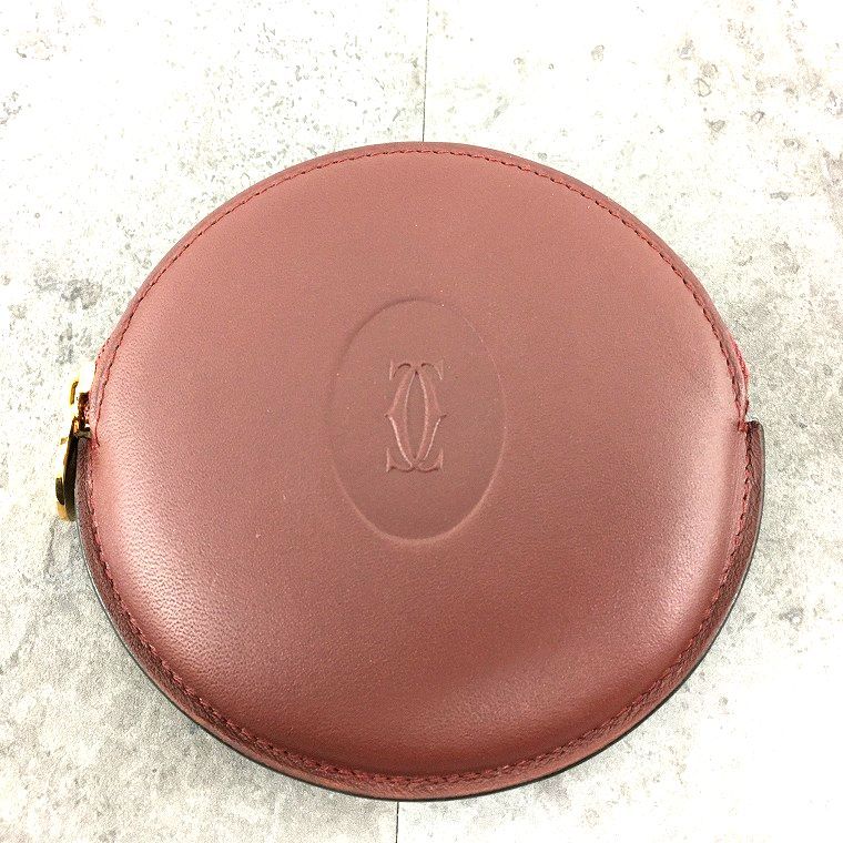 送料込み！ 未使用品 Cartier コインケース ボルドー L3000111 111
