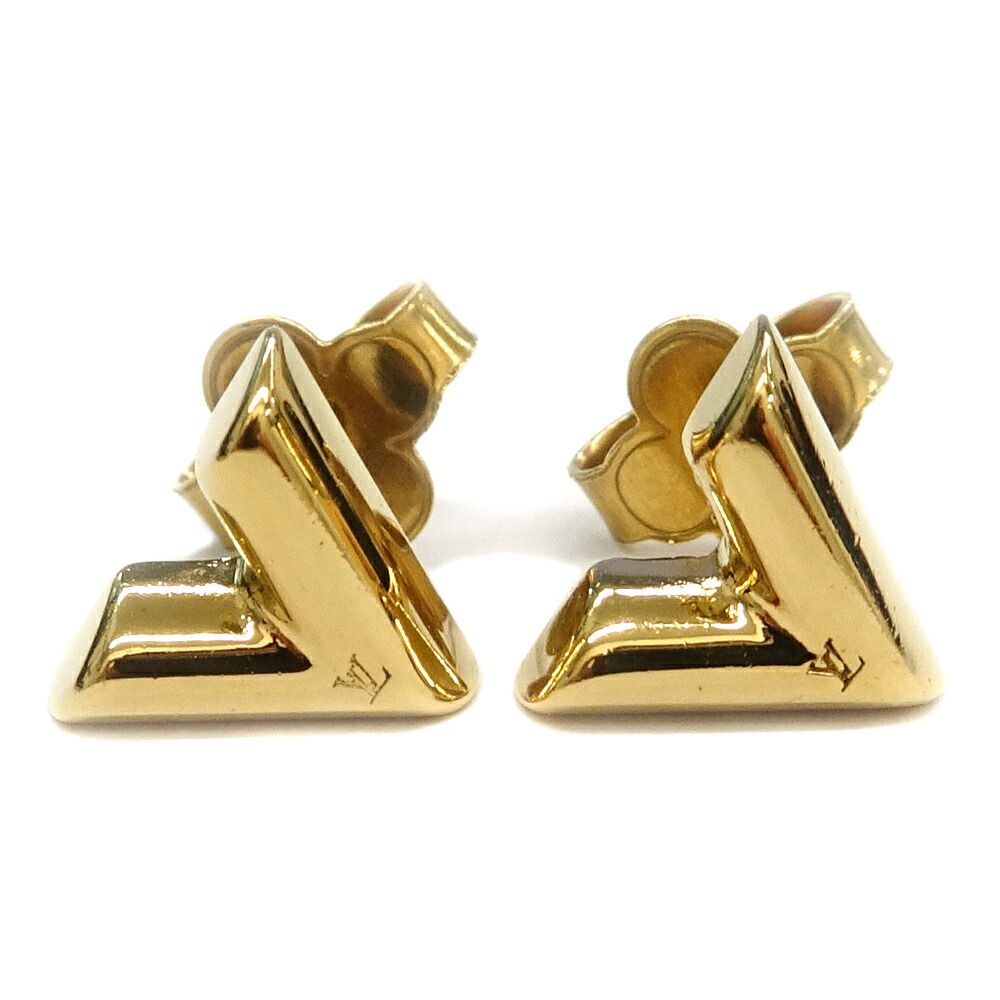 栄 ルイヴィトン ピアス エセンシャルV M 68153 メタル GP ゴールド GD レディース 小物 その他